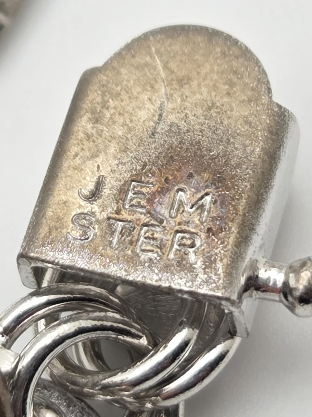 Heavy Vintage Jem Ster Sterling Charm Bracelet – 14 Sterling Charms 8